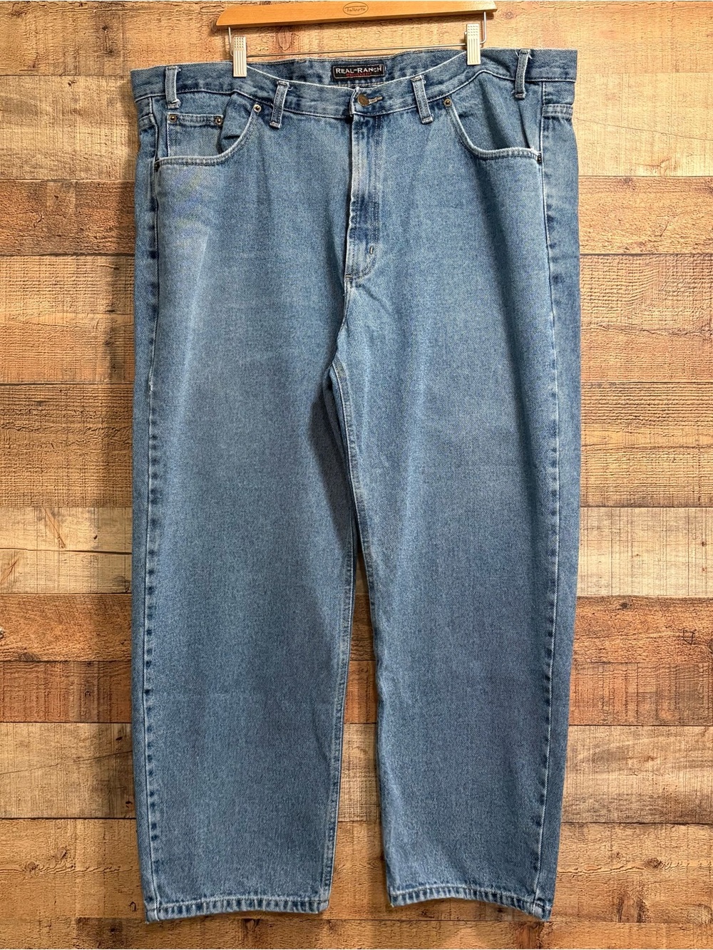 Real Ranch Regular Fit Men’s Jeans Size 46x30 Medium Wash Denim 0059